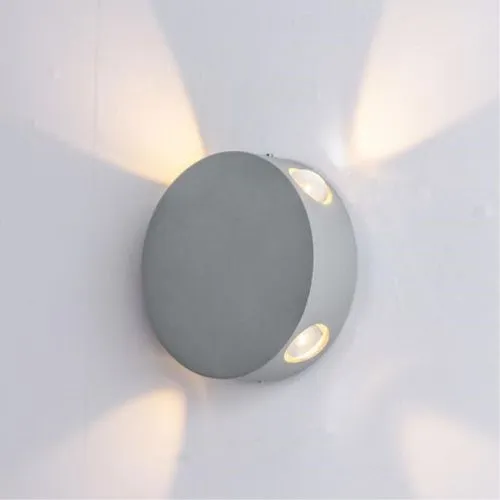 Настенный светодиодный светильник Arte Lamp Tamburello A1525AP-1GY  фото 2